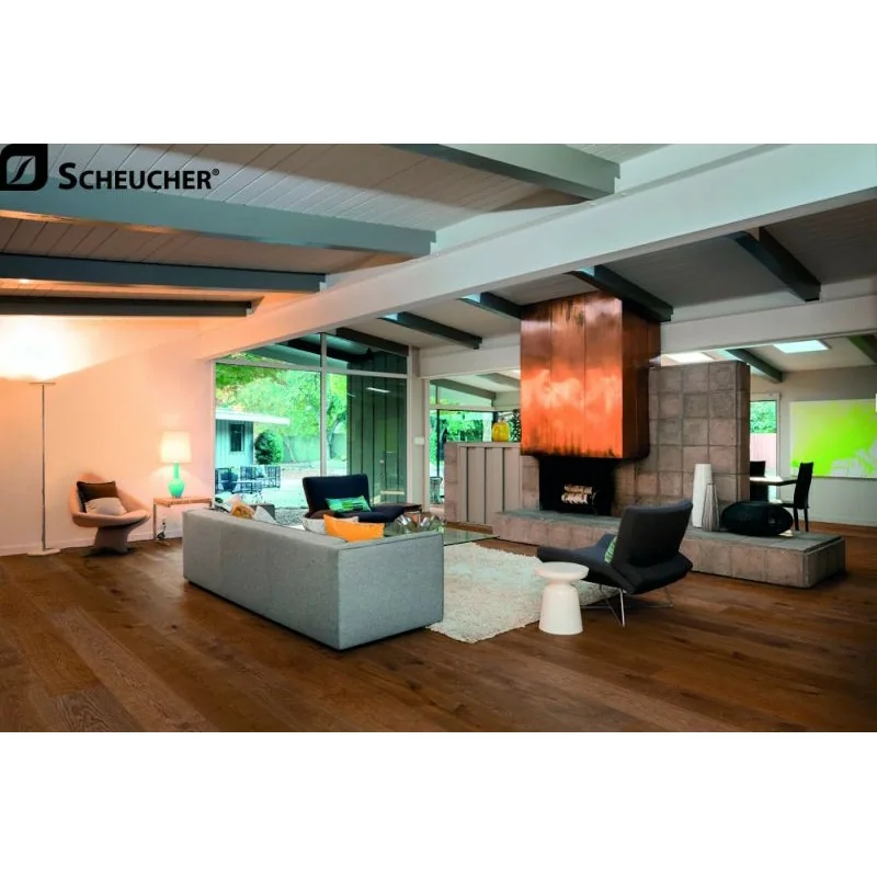 Scheucher Landhausdiele 3-Schicht Eiche gedämpft Country gebürstet Natural geölt