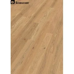 Scheucher Landhausdiele 3-Schicht Eiche 4V Natural Balance gebürstet Transparent geölt