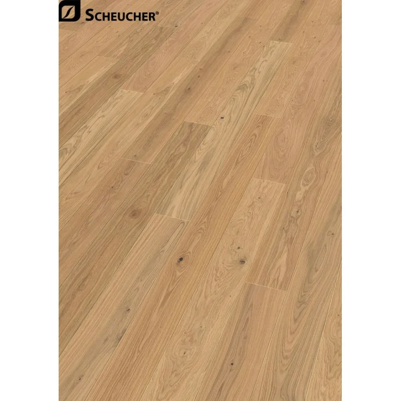 Scheucher Landhausdiele 3-Schicht Eiche 4V Natural Balance gebürstet Transparent geölt