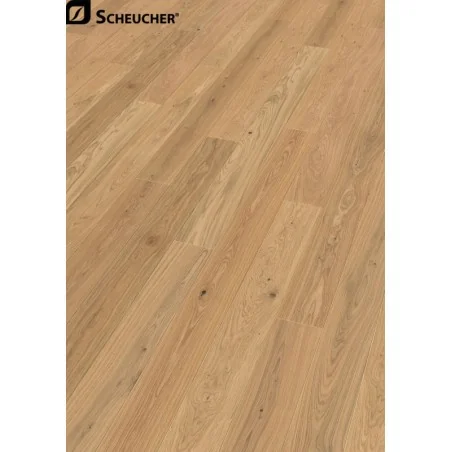 Scheucher Landhausdiele 3-Schicht Eiche 4V Natural Balance gebürstet Transparent geölt