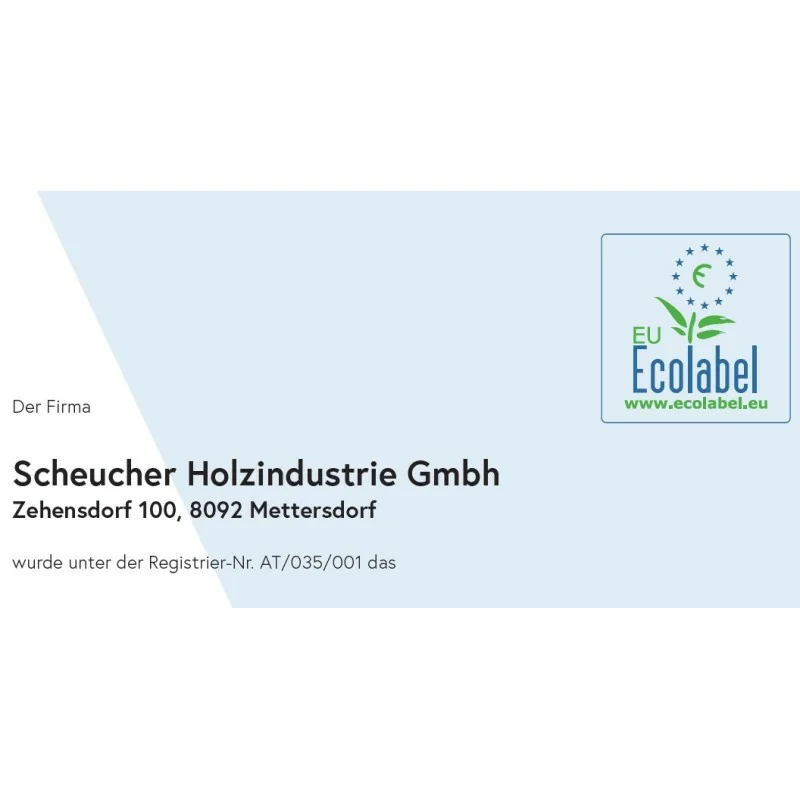 Scheucher Ecolabel