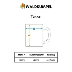 Tasse - Scharf genug um sie flach zu legen