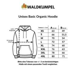 Waldkumpel Unisex Bio Hoodie - Wer Frauen versteht kann auch Holz schweissen