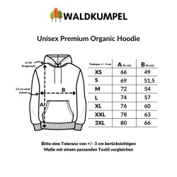 Waldkumpel Unisex Premium Bio Hoodie - HOLZ