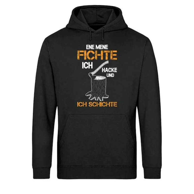 Waldkumpel Ene Mene Fichte - Unisex Bio Hoodie