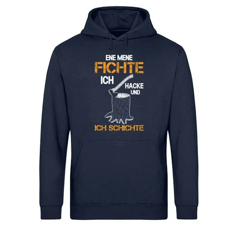 Waldkumpel Ene Mene Fichte - Unisex Bio Hoodie