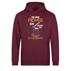 Waldkumpel Ene Mene Fichte - Unisex Bio Hoodie