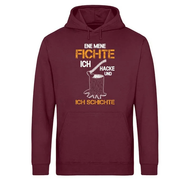 Waldkumpel Ene Mene Fichte - Unisex Bio Hoodie