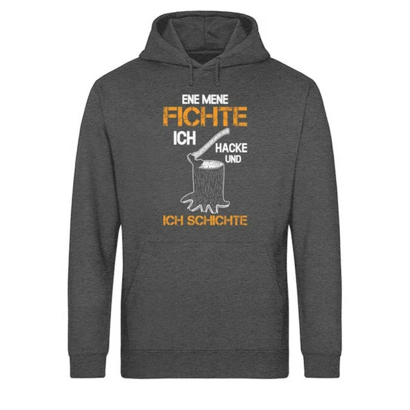Waldkumpel Ene Mene Fichte - Unisex Bio Hoodie