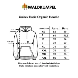 Waldkumpel Ene Mene Fichte - Unisex Bio Hoodie