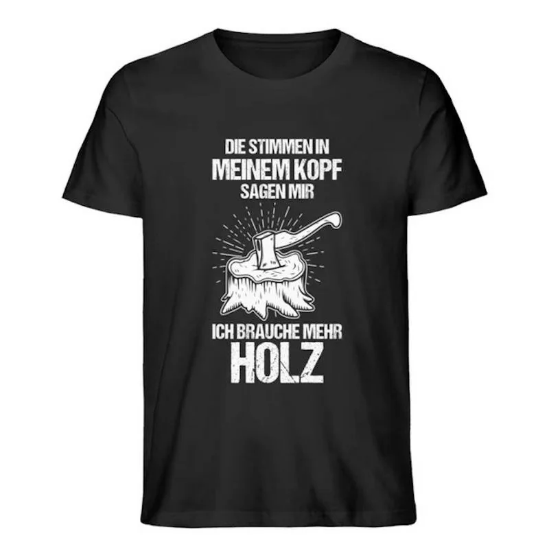 Waldkumpel Ich brauche mehr Holz - Unisex Premium Bio Shirt