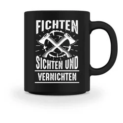 Waldkumpel Tasse - Fichten sichten und vernichten